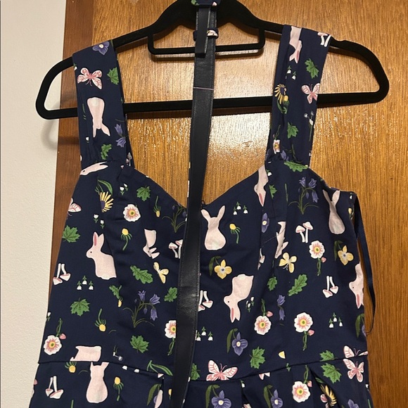 ModCloth x Collectif rabbit belted retro dress - Picture 3 of 10
